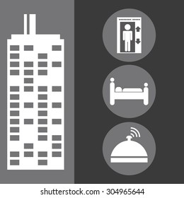 Building digital design, vector illustration 10 eps graphic
