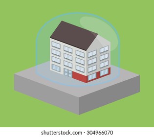 Building digital design, vector illustration 10 eps graphic