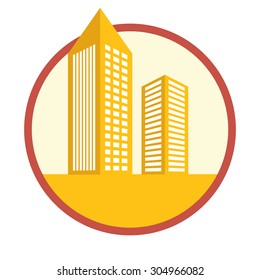 Building digital design, vector illustration 10 eps graphic