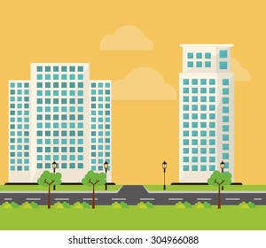 Building digital design, vector illustration 10 eps graphic