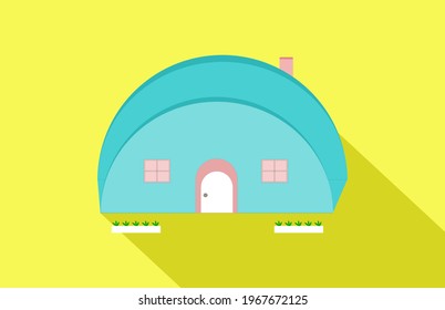 Building Dome house icon vector illustration, eps. Best for your design collection