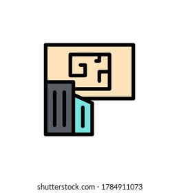 Building, drawing, architecture icon. Simple color with outline vector elements of cultural activities icons for ui and ux, website or mobile application