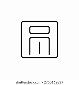 building elevator icon sign vector