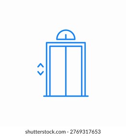 building elevator icon sign vector