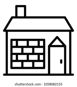 A building exterior of a cottage 