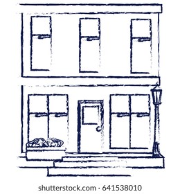 building exterior isolated icon