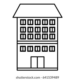 building exterior isolated icon