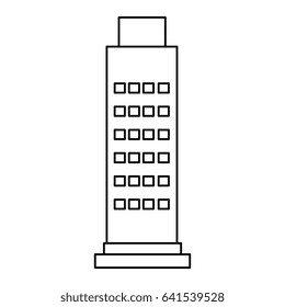 building exterior isolated icon