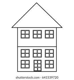 building exterior isolated icon