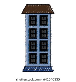 building exterior isolated icon