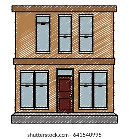 building exterior isolated icon