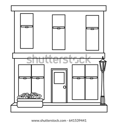 building exterior isolated icon