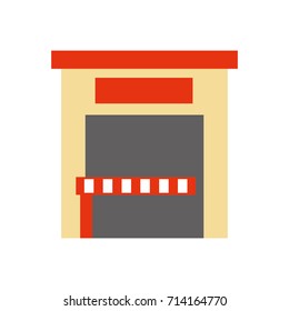building exterior parking service public