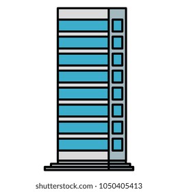 building facade city icon
