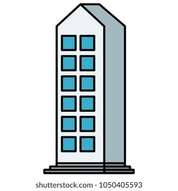 building facade city icon