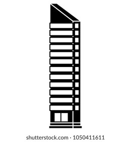 building facade city icon