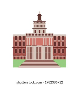 building facade classic isolated design