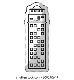 building facade corporate cut line
