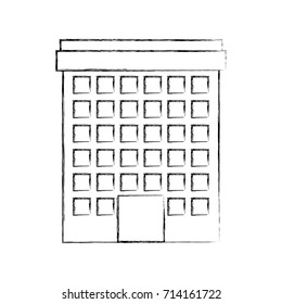 building facade windows door high structure