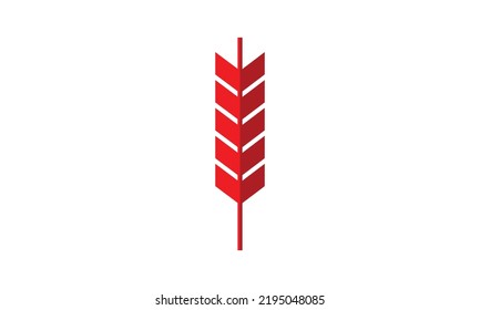 building with feather symbol logo design