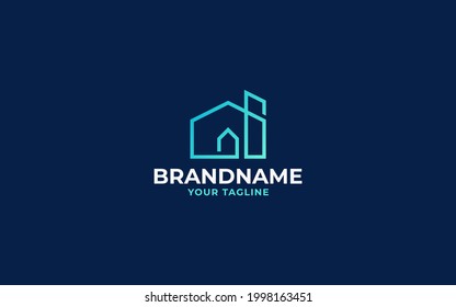 Building finances business construction financial symbol home house sign logo