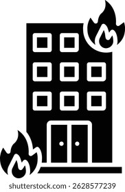 Criando ícone do vetor de incêndio. Pode ser usado para impressão, aplicativos móveis e da Web.