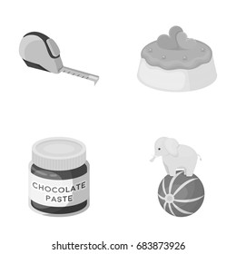building, food and other monochrome icon in cartoon style.cooking, circus icons in set collection.