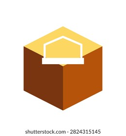 Building Foundation Construction Work Icon