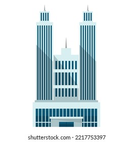 building front architecture vector illustration concept graphics