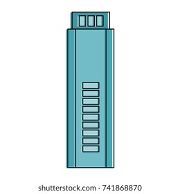 building front isolated icon