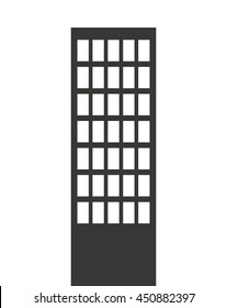 building front isolated icon design, vector illustration  graphic 