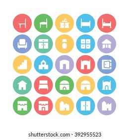 Building & Furniture Vector Icons 11
