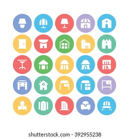 Building & Furniture Vector Icons 13
