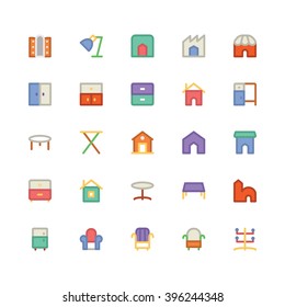 Building & Furniture Vector Icons 14