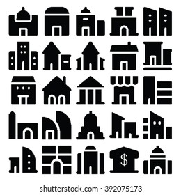 Building & Furniture Vector Icons 2