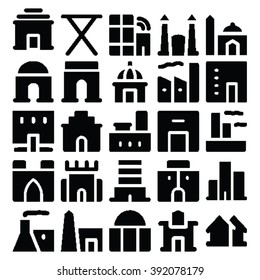 Building & Furniture Vector Icons 4