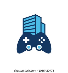 Building Game Logo Icon Design