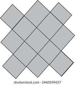 Building glass pattern design illustration