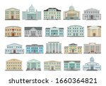 Building of government vector cartoon set icon. Isolated cartoon set icon architecture. Vector illustration building of government on white background .