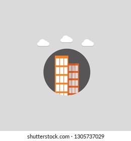 Building graphic element Illustration template design