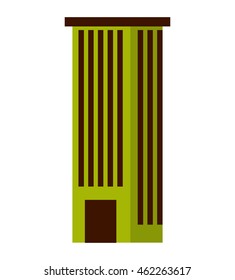 building green ecology icon vector illustration design