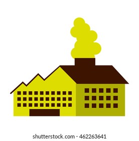 building green ecology icon vector illustration design