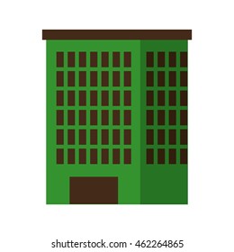 building green ecology icon vector illustration design