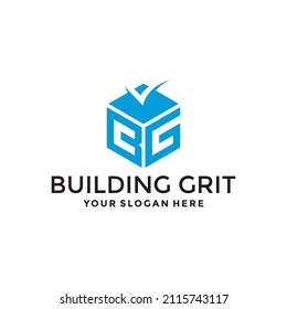 Plantilla de diseño de logotipo de grit