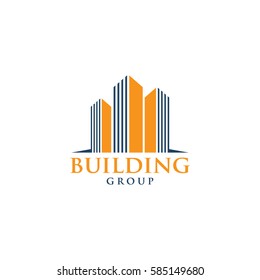 building group concept logo icon vector template