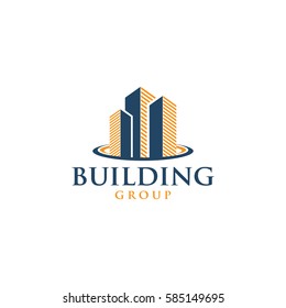 building group concept logo icon vector template