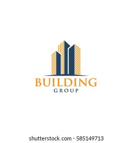 building group concept logo icon vector template
