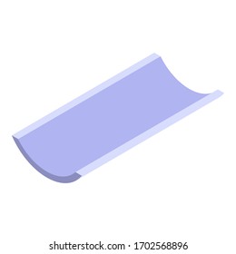 Building gutter icon. Isometric of building gutter vector icon for web design isolated on white background