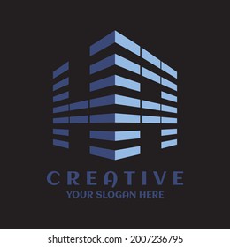 Vorlage für das Häuserlogo. Hoteldesign
