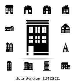 building for habitation  icon. house icons universal set for web and mobile on white background